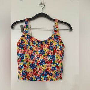Old Navy Active Powersoft Sports Bra - Multicolor Floral